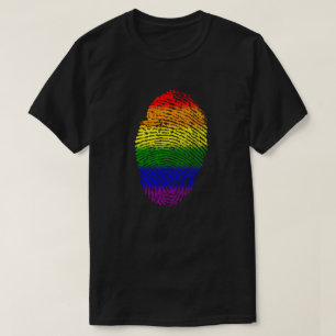 Fingerprint Rainbow Colours T-Shirt