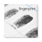 Fingerprint Refrigerator Magnet