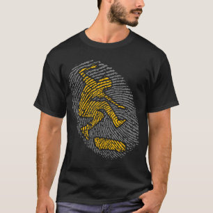 fingerprint skater t-shirt