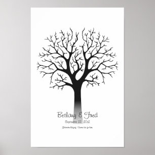 Fingerprint Tree 11"x16.5" Poster