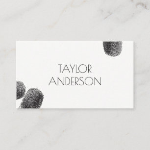 Fingerprints / Artistic Business Card