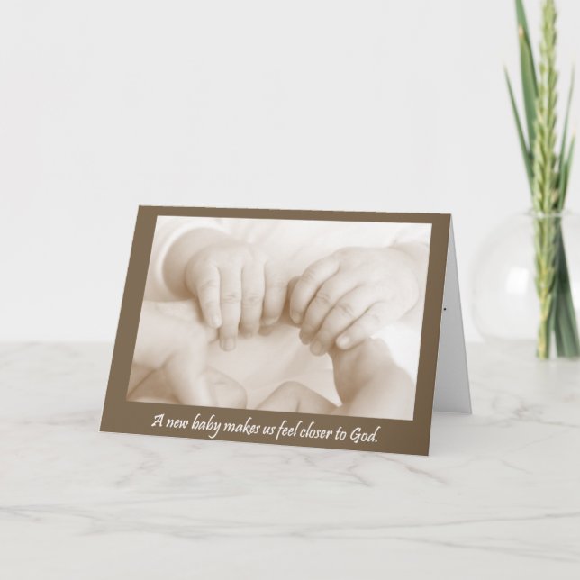Fingerprints of God Baby Card (Front)