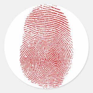 Fingerprints sticker