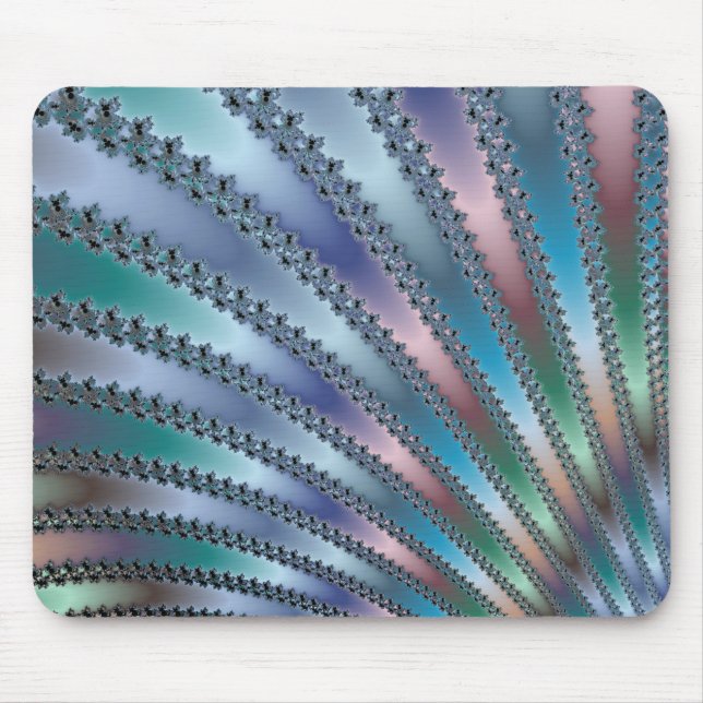 Fingers Fractal Art Mouse Mat (Front)