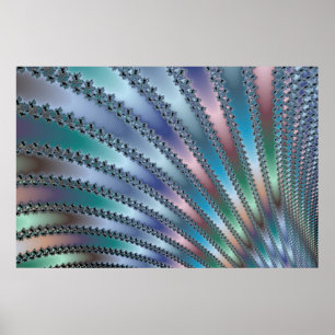 Fingers Fractal Art Poster