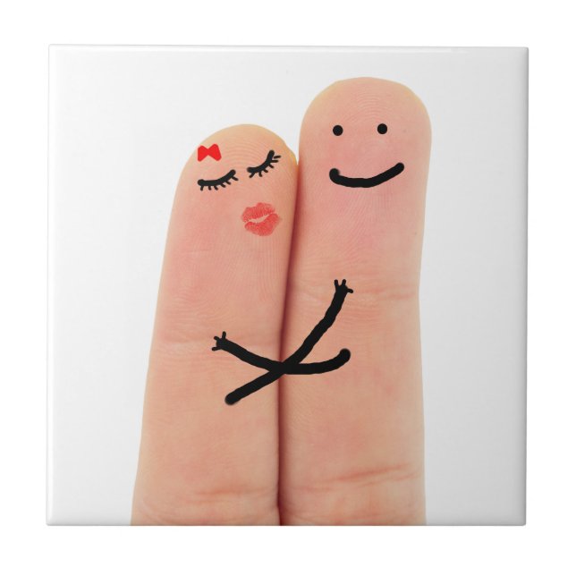 Fingers in love tile (Front)