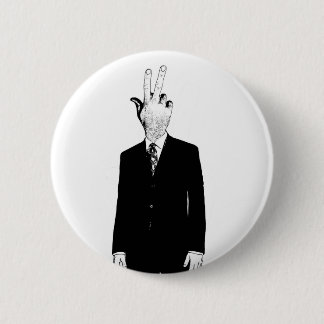finghead 6 cm round badge
