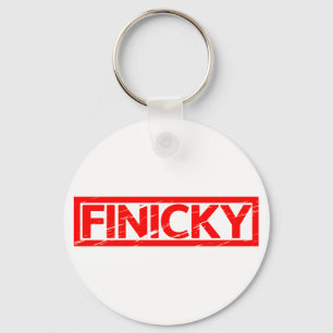 Finicky Stamp Key Ring