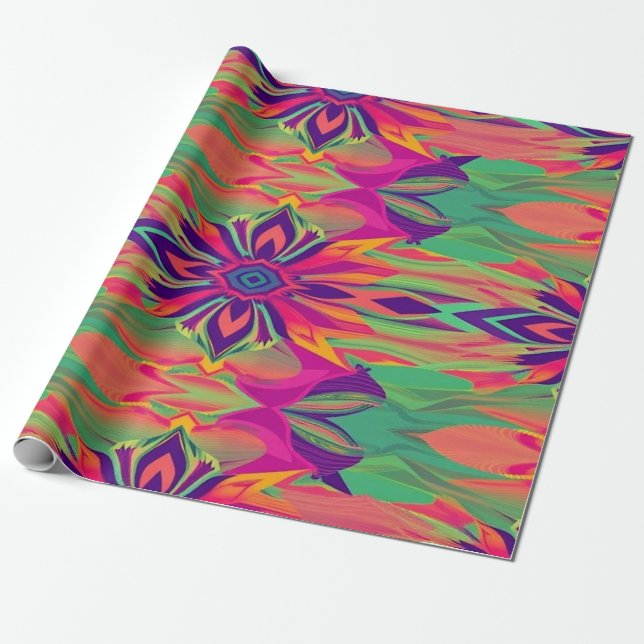 Finimon Colours Wrapping Paper (Unrolled)