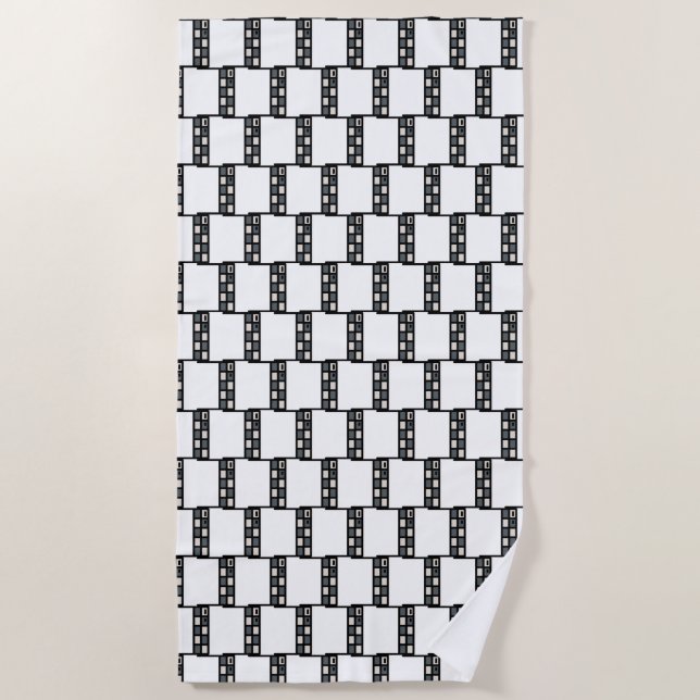 finish beach towel (Front)