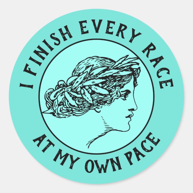 Finish Pace Sticker (Front)