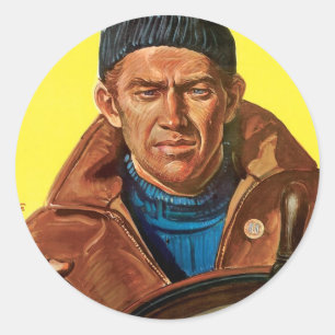 Finish The Job! Classic Round Sticker