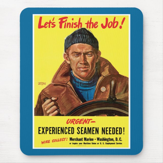 Finish The Job! Mouse Mat (Front)
