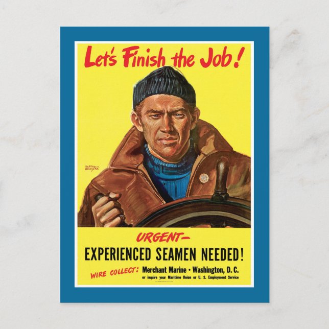 Finish The Job! Postcard (Front)