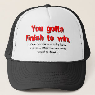 Finish To Win Dirt Bike Motocross Cap Hat