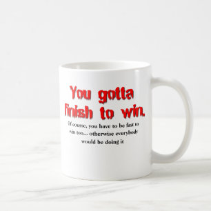 Finish to Win Dirt Bike Motocross Mug