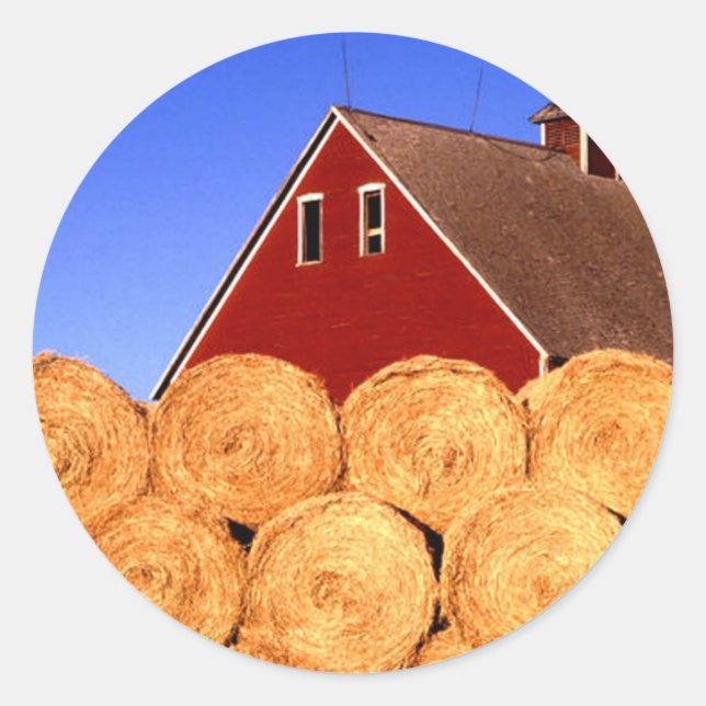 Finished Harvest Classic Round Sticker (Front)