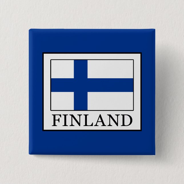 Finland 15 Cm Square Badge (Front)