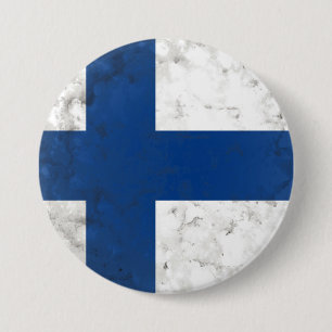 Finland 7.5 Cm Round Badge