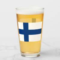 FINLAND BEER GLASS