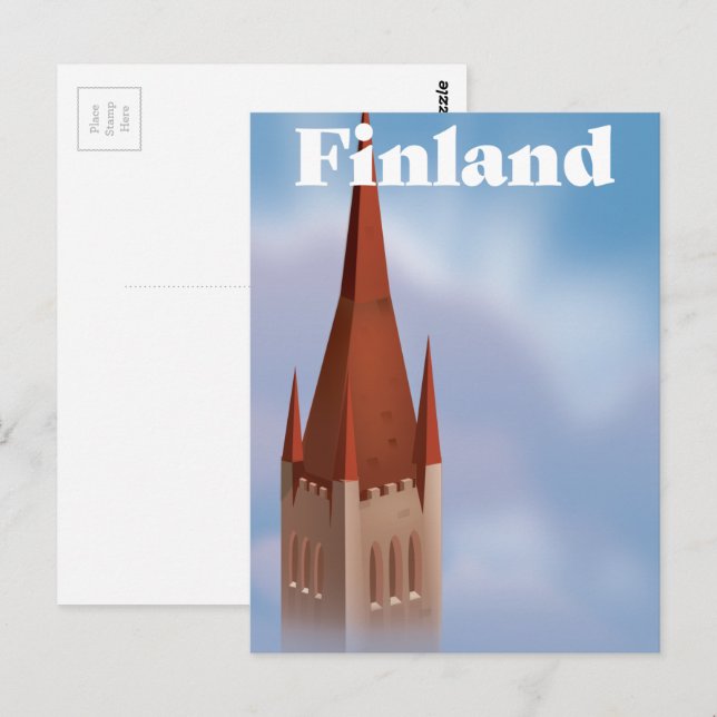 Finland Church  Postcard (Front/Back)