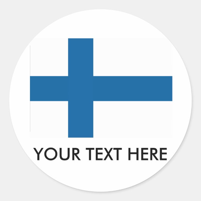 Finland Classic Round Sticker (Front)