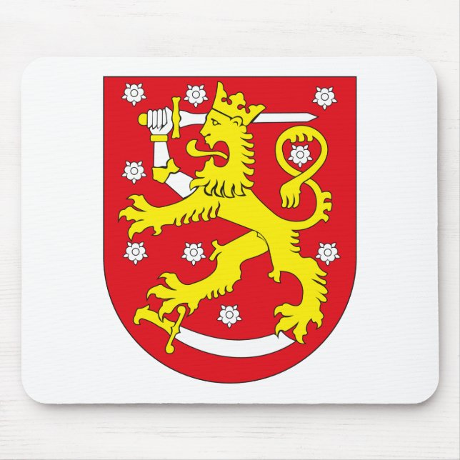 Finland Coat of Arms Mousepad (Front)