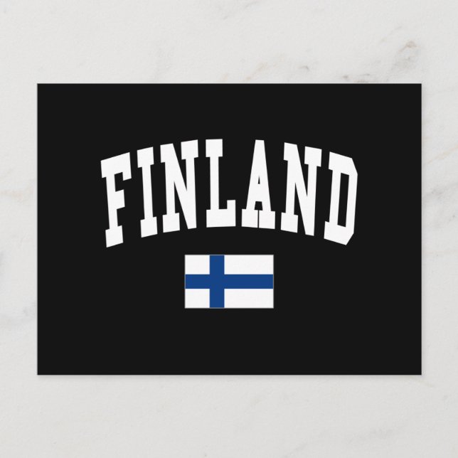 Finland College Style Postcard (Front)