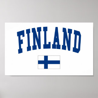 Finland College Style Poster