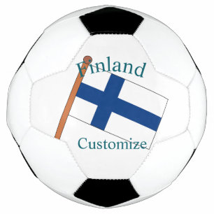 Finland Country Flag Thunder_Cove Football