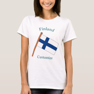 Finland Country Flag Thunder_Cove T-Shirt