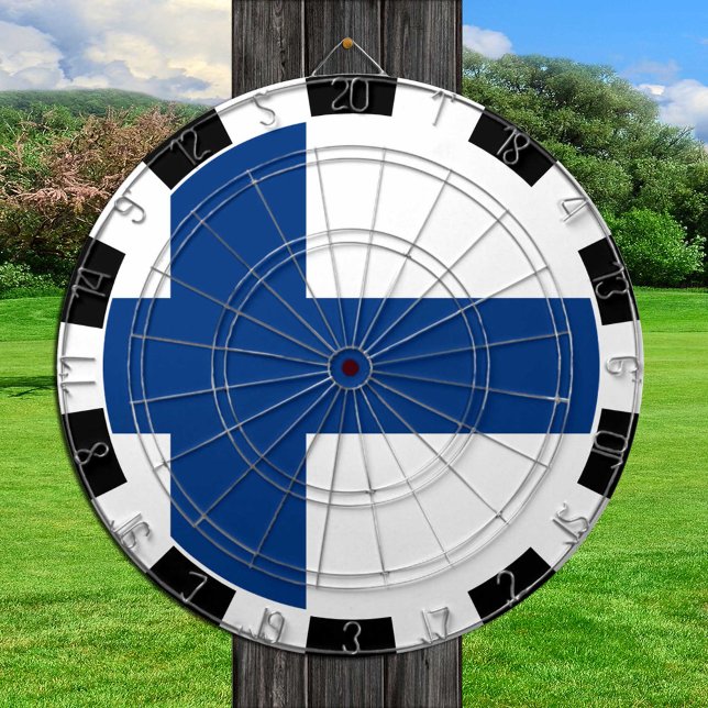 Finland Dartboard & Finnish Flag / game board (Creator Uploaded)