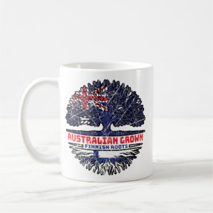 Finland Finnish Australian Australia Tree Roots Coffee Mug