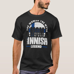 Finland Finnish Finland Flag Mother T-Shirt