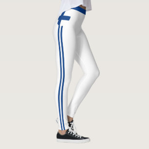 Finland & Finnish Flag fashion travel/sport fan  Leggings