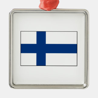 Finland – Finnish Flag Metal Tree Decoration
