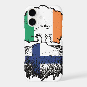 Finland Finnish Irish Ireland Tree Roots Flag