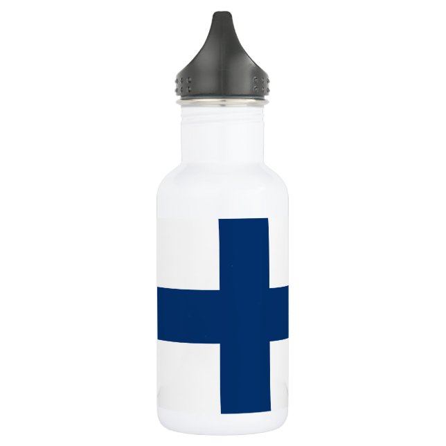 Finland Flag 532 Ml Water Bottle (Left)