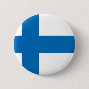 Finland Flag 6 Cm Round Badge