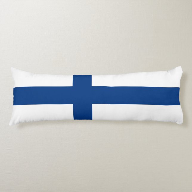 Finland flag body cushion (Front)