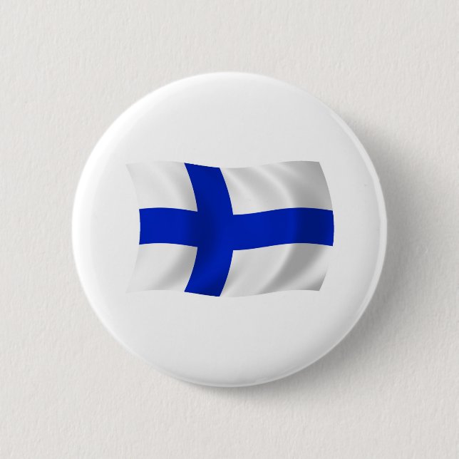 Finland Flag Button (Front)