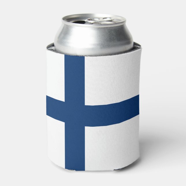 Finland Flag Can Cooler (Can Front)