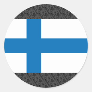 Finland Flag Classic Round Sticker