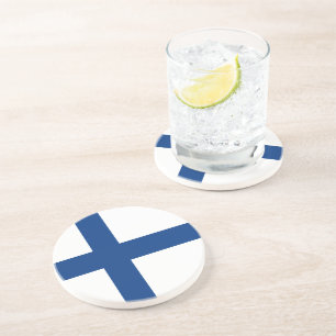 Finland flag coaster