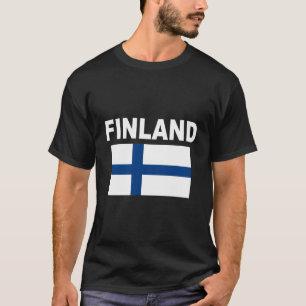 Finland Flag Cool Finnish Suomi Flags Gift T-Shirt