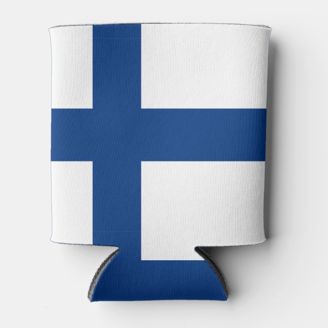 Finland flag Cooler (Front)