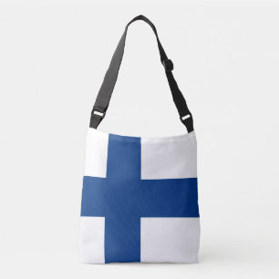 Finland Flag Crossbody Bag