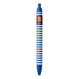Finland Flag Cute Patriotic Black Ink Pen