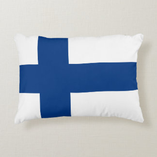 Finland Flag Decorative Cushion