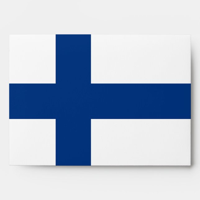 Finland flag envelope (Front)